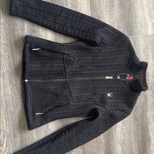 Spyder fitted fleece jacket